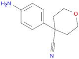 4-(4-Aminophenyl)tetrahydro-2H-pyran-4-carbonitrile