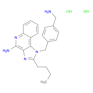 1-(4-(Aminomethyl)benzyl)-2-butyl-1H-imidazo[4,5-c]quinolin-4-amine dihydrochloride