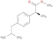 Benzeneacetic acid, α-methyl-4-(2-methylpropyl)-, methyl ester, (αS)-