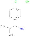 1-(4-chlorophenyl)-2-methylpropan-1-amine hydrochloride