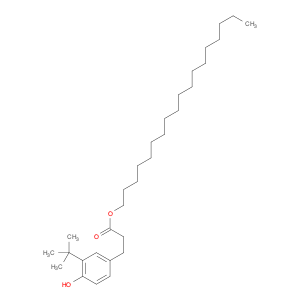 Benzenepropanoic acid,3-(1,1-dimethylethyl)-4-hydroxy-,octadecyl ester