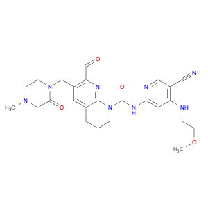 N-[5-Cyano-4-[(2-methoxyethyl)amino]-2-pyridinyl]-7-formyl-3,4-dihydro-6-[(4-methyl-2-oxo-1-pipe...