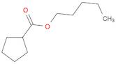 Cyclopentanecarboxylic acid, pentyl ester