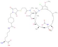 Maytansine, N2'-[3-[[1-[[trans-4-[[[(5S)-5-amino-5-carboxypentyl]amino]carbonyl]cyclohexyl]methyl]…