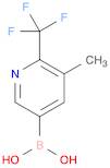 3-Methyl-2-trifluoromethylpyridine-5-boronic acid