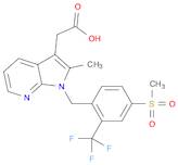 2-Methyl-1-[[4-(methylsulfonyl)-2-(trifluoromethyl)phenyl]methyl]-1H-pyrrolo[2,3-b]pyridine-3-acet…