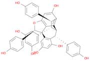 Benz[5,6]azuleno[7,8,1-cde]benzofuran-2,6,8-triol,4-(3,5-dihydroxyphenyl)-3,4,4a,5,9b,10-hexahyd...