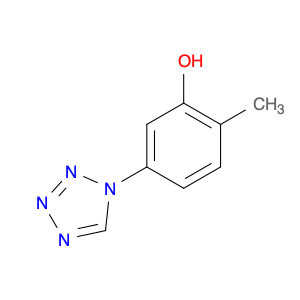 Phenol, 2-methyl-5-(1H-tetrazol-1-yl)-