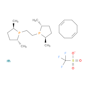 (-)-1,2-Bis[(2R,5R)-2,5-dimethylphospholano]ethane(1,5-cyclooctadiene)rhodium(I) trifluoromethanes…