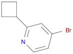 4-Bromo-2-cyclobutylpyridine