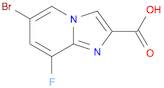 6-Bromo-8-fluoroimidazo[1,2-a]pyridine-2-carboxylic acid