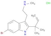 1H-Indole-3-ethanamine, 6-bromo-2-(1,1-dimethyl-2-propen-1-yl)-N-methyl-, hydrochloride (1:1)