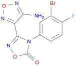 3-(4-Amino-1,2,5-oxadiazol-3-yl)-4-(3-bromo-4-fluorophenyl)-1,2,4-oxadiazol-5(4H)-one