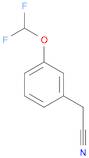 2-(3-(Difluoromethoxy)phenyl)acetonitrile