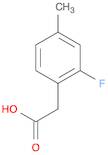 2-Fluoro-4-methylphenylacetic acid