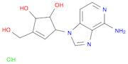 (-)-1-[(1R,4R,5S)-3-(Hydroxymethyl)-4,5-dihydroxy-2-cyclopenten-1-yl]4-aminoimidazo[4,5-c]pyridine…