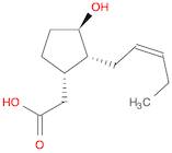 (+/-)-3-HYDROXY-2-(2-PENTENYL)CYCLOPENTANEACETIC ACID