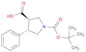 trans-1-(tert-Butoxycarbonyl)-4-phenylpyrrolidine-3-carboxylic acid