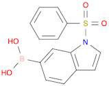 (1-(Phenylsulfonyl)-1H-indol-6-yl)boronic acid