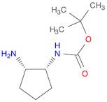 Carbamic acid, [(1R,2S)-2-aminocyclopentyl]-, 1,1-dimethylethyl ester (9CI)