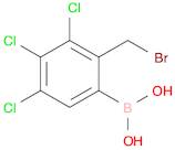 2-(Bromomethyl)-3,4,5-trichlorophenylboronic acid