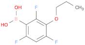 (2,4,6-Trifluoro-3-propoxyphenyl)boronic acid