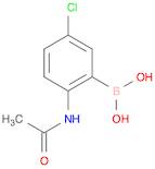 2-ACETAMIDO-5-CHLOROPHENYLBORONIC ACID