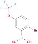 2-Bromo-5-trifluoromethoxyphenylboronic acid