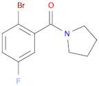 (2-Bromo-5-fluorophenyl)(pyrrolidin-1-yl)methanone