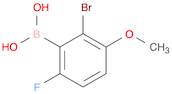 2-Bromo-6-fluoro-3-methoxyphenylboronic acid