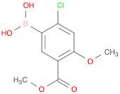 (2-Chloro-4-methoxy-5-(methoxycarbonyl)phenyl)boronic acid