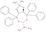 (3aR,8aR)-N,N,2,2-Tetramethyl-4,4,8,8-tetraphenyltetrahydro-[1,3]dioxolo[4,5-e][1,3,2]dioxaphosphe…