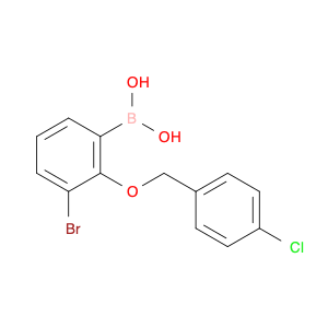 3-Bromo-2-(4'-chlorobenzyloxy)phenylboronic acid