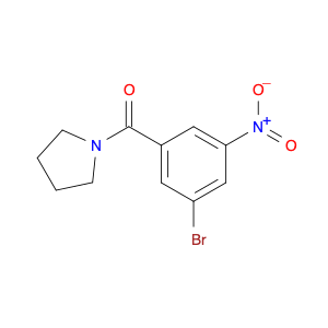 (3-Bromo-5-nitrophenyl)(pyrrolidin-1-yl)methanone