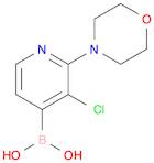 (3-Chloro-2-morpholinopyridin-4-yl)boronic acid