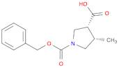 (3R,4S)-1-((Benzyloxy)carbonyl)-4-methylpyrrolidine-3-carboxylic acid