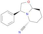 (3S,5R,8aS)-3-Phenylhexahydro-2H-oxazolo[3,2-a]pyridine-5-carbonitrile