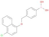 (4-(((4-Chloronaphthalen-1-yl)oxy)methyl)phenyl)boronic acid