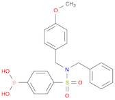 4-[N-BENZYL-N-(4-METHOXYBENZYL)SULPHAMOYL]BENZENEBORONIC ACID 98