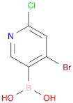 4-Bromo-6-chloropyridine-3-boronic acid