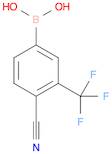 [4-CYANO-3-(TRIFLUOROMETHYL)PHENYL]BORONIC ACID