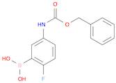 5-(Cbz-amino)-2-fluorophenylboronic acid