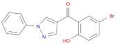 (5-Bromo-2-hydroxy-phenyl)-(1-phenyl-1H-pyrazol-4-yl)ketone