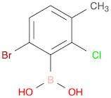 6-Bromo-2-chloro-3-methylphenylboronic acid