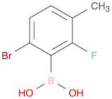 6-Bromo-2-fluoro-3-methylphenylboronic acid