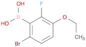 6-Bromo-3-ethoxy-2-fluorobenzeneboronic acid