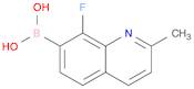 8-Fluoro-2-methylquinoline-7-boronic acid