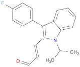 (E)-3-(3-(4-Fluorophenyl)-1-isopropyl-1H-indol-2-yl)acrylaldehyde