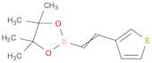 (E)-4,4,5,5-Tetramethyl-2-(2-(thiophen-3-yl)vinyl)-1,3,2-dioxaborolane