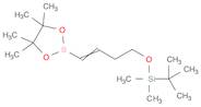 (E)-tert-Butyldimethyl((4-(4,4,5,5-tetramethyl-1,3,2-dioxaborolan-2-yl)but-3-en-1-yl)oxy)silane